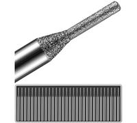 Ujjdwiurgh Mèches de Forage Diamantées 30 Pièces pour Outils Rotatifs 1/8" de Tige ? 1 mm Compatibles avec Verre de Mer, Pierres de Plage, Roches, Céramique.