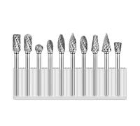 Ujjdwiurgh Mèches de Fraisage en Carbure de Tungstène à Double Motif, Forets Rotatifs à Coupe Diamantée, Outils Rotatifs Idéaux pour le Travail Du Bois