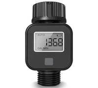 Ujjdwiurgh Mémètre de Débit de Débit D'Eau Numérique pour le Jardin Extérieur Arrosage Du Jardin