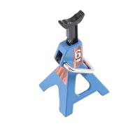 Ujjdwiurgh Metal Jack Stands Mini de Simulation pour 1/10 VéHicule Modèle TéLéCommandé Trx4 SCX10 Escalade de Simulation Vehicles-Bleu