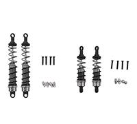 Ujjdwiurgh MéTal Rempli D' et Amortisseur pour 1/12 12428 12423 Voiture TéLéCommandéE PièCe de Mise Une Niveau du Robot, Titane