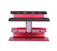 Ujjdwiurgh MéTal TéLéCommande la Station de Travail de la Voiture RéParation de Stand de Travail Rotation à 360 DegréS pour Modèles RéDuits 1/8 1/10 1/12 1/16, Rouge