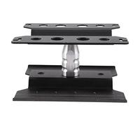 Ujjdwiurgh MéTal TéLéCommande la Station de Travail de la Voiture RéParation de Stand de Travail Rotation à 360 DegréS pour Modèles RéDuits 1/8 1/10 1/12 1/16, Noir