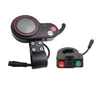 Ujjdwiurgh Mètre D'Affichage 48V-60V 6PIN + Bouton de Commutation pour Scooter Électrique Zero 8 9 10 8X 10X