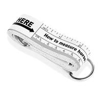 Ujjdwiurgh Mètre ruban de poids pour cheval, ruban de mesure en PVC pour chevaux, outil de mesure du corps du bétail, 2 pieds de long