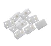 Ujjdwiurgh Meubles Cabinet fixations coin Supports 10pcs equerres Blanc
