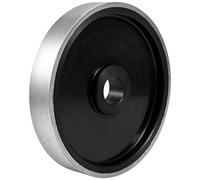 Ujjdwiurgh Meule de Meulage de Lapidaire de Diamant 6 Pouces X 1 Pouce avec Trou de Tonnelle de 1 Pouce (pour Marbre de Pierre de Verre de de Gemme) -400