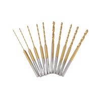 Ujjdwiurgh Micro-Twist Drill Bit Set - 10Pcs 0.6Mm-2.2Mm Tiny Drill Bit 2.35 Shank HSS Mini Gravure Forets Trou Outil de Forage