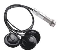 Ujjdwiurgh Microphone Guitare Microphone Piezo Contact Microphone 3 Micros Transducteur SystèMe de Prise pour Jack 6,35 mm Acoustique (Noir)