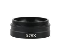 Ujjdwiurgh Microscope Monoculaire Professionnel Objectif Auxiliaire Lentille de Barlow 0,75X Filetage D'Installation 42 mm pour 10A 120X 180X 300X Facile à Utiliser