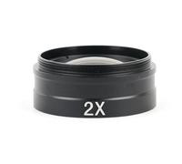 Ujjdwiurgh Microscope Monoculaire Professionnel Objectif Auxiliaire Lentille de Barlow 2X Filetage D'Installation 42 mm pour 10A 120X 180X 300X Facile à Utiliser