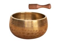 Ujjdwiurgh Mini 4cm Tibetan Singing Bowl Fait à la Main dans le Sound Bowl Du Népal Idéal pour le Yoga de Méditation et la Musique Spirituelle