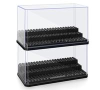 Ujjdwiurgh Mini boîte de présentation de figurines, empilable et résistante à la poussière pour jouets de figurines d'action