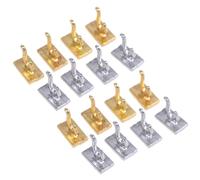 Ujjdwiurgh Mini Bricolage Cottage Modèle Accessoires Maison de Poupée Miniature Vêtements Porte-Manteau Crochet Support Mural Accessoires