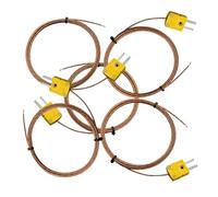 Ujjdwiurgh Mini-Connecteur K Type 5pcs Sonde de Température Thermocouple Haute Précision, Longueur 1 Mètre, Plage de Mesure de -40° C à 480° C