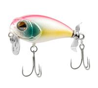 Ujjdwiurgh Mini Crankbait Fishing Lere Lure 10 cm / 5,5 G D'Ondes Artificiels Bait Dur Plopper Rotatif de Pêche à la Queue