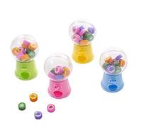 Ujjdwiurgh Mini Fruit Gashapon Eraser Machine Eraser Dispenser Enfants Fournitures Scolaires Fixes Enfants Cadeau