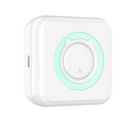 Ujjdwiurgh Mini Imprimante Thermique Portable sans Bluetooth sans Encre pour Photos, Reçus, Notes, Mémos, Étiquettes, Vert