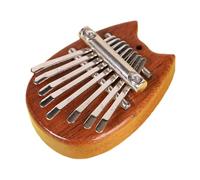 Ujjdwiurgh Mini Kalimba 8 Touches Exquis Doigt Pouce Piano, Cadeau pour les Débutants Mélomanes, Pendentif Mignon Chat Facile à Utiliser