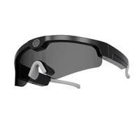 Ujjdwiurgh Mini lunettes de soleil HD intelligentes, coupe-vent, haut-parleurs Bluetooth semi-ouverts, sports de plein air et appel noir