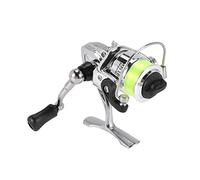 Ujjdwiurgh Mini moulinet de pêche 100 poches 4.3:1 roue en métal Pesca petit moulinet
