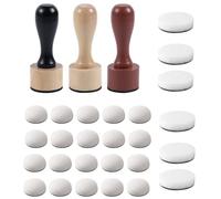 Ujjdwiurgh Mini outils de mélange d'encre - Recharges de mousse rondes interchangeables pour bricolage, scrapbooking, encres, peinture, papier, loisirs créatifs, fabrication de cartes