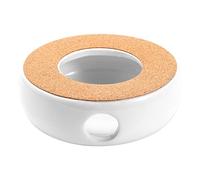 Ujjdwiurgh Mini Porte-ThéIèRe en CéRamique Portable Base ThéIèRe Chauffe-Base Isolation Base Café Chauffe-Eau Bougeoir Accessoires de Thé