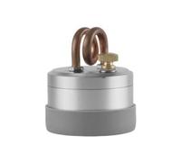 Ujjdwiurgh Mini réchaud à alcool d'extérieur portable à coque solide Puissant brûleur à spiritueux sûr Camping Coupe-vent Réchaud à carte Argenté