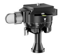 Ujjdwiurgh Mini rotule panoramique pour appareil photo reflex numérique en alliage d'aluminium avec plaque à dégagement rapide facile à utiliser