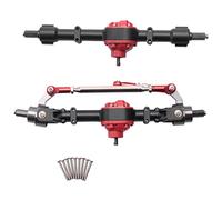 Ujjdwiurgh Mise à Niveau de la Tige de Direction de L'Essieu et de L'Engrenage en Acier pour MN D90 D99 MN90 MN99S 1/12 PièCes de Rechange de Voiture TéLéCommande, A