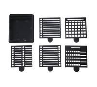 Ujjdwiurgh Modèle de Gabarit de Note Autocollante Organisateur de Notes pour Bureau et École pour Listes de Tâches, Maison, Bureau, Distributeur de Notes Adhésives Noir