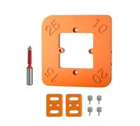 Ujjdwiurgh Modèles de Rayon D'Angle de Routeur de Travail Du Bois Gabarit de Fraisage de Coins Incurvés Fraisage Circulaire Outil de Dureté Radian R10-R25