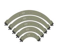 Ujjdwiurgh Modèles de Routeur de Gabarit de Rayon pour le Travail Du Bois, Modèles de Coin Rond pour le Travail Du Bois, Outil de Travail Du Bois pour les Grands Arcs de Moulage Du Bois.