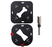 Ujjdwiurgh Modèles de Travail Du Bois Outil à Chanfreiner les Arcs Coin de Table de Routeur