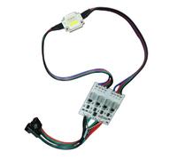 Ujjdwiurgh Module de Pixels LED Haute Puissance Adressable UCS2904 12 W RGBW, Entrée DC12 V, Lumière LED Numérique RGBW pour Projecteurs (B)