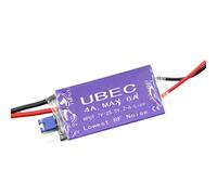 Ujjdwiurgh Module de Régulateur de Tension UBEC pour la Sortie des Avions RC 5V / 6V Max 12A pour 2-6s Modèle de Commutateur D'Entrée Lipo Bec 4a