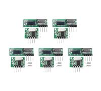 Ujjdwiurgh Module Récepteur et Émetteur Superhétérodyne 433 MHz Kit D'Antenne Sans à Monter Soi-Même