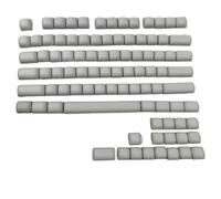Ujjdwiurgh MOG Keycaps Lot de 91 touches PBT mignonnes pour claviers mécaniques 6,25U 60 65 68 75 87