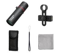 Ujjdwiurgh Monoculaire de mise au point 2000 x 24 pour adultes et enfants avec adaptateur de téléphone, monoscope de poche