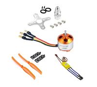 Ujjdwiurgh Moteur 2212 1400KV + ESC 30A + Hélice 8060 + Protecteur D'Hélice pour Quadricoptère RC, Hélicoptère, Avion, Multirotor - Pièces de Rechange et Accessoires