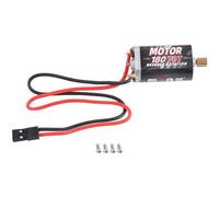 Ujjdwiurgh Moteur Brossé 180 avec Pignon en Acier Inoxydable pour Mise à Niveau 1/18 RC Crawler TRX4M, Accessoires 70T