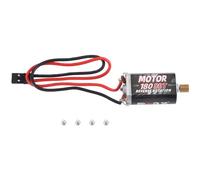 Ujjdwiurgh Moteur Brossé 180 avec Pignon en Acier Inoxydable pour Mise à Niveau 1/18 RC Crawler TRX4M, Pièces 80T