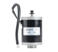 Ujjdwiurgh Moteur Brossé MY6812 12V 120W Moteur Haute Vitesse avec Pignon Scooter Moteur à Brosse avec Poulie à Courroie Scooter éLectrique