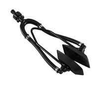 Ujjdwiurgh Moteur de Manchon Hors-Bord Flusher Moteur de Nettoyage de Bateau Outil Kit d'eau Oreilles Bootsmotor Double Ohren Flushing