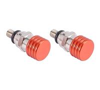 Ujjdwiurgh Motocross M4 x 7 mm Soupapes de purge d'air de fourche pour 85 125 144 200 250 300 350 450 SX EXC XCW Valve de purge à vis orange