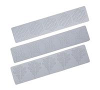 Ujjdwiurgh Moule à Fondant pour Gâteau en Carrelage, Tapis de Gaufrage, Moule en Silicone, Feuille en Nid D'Abeille et Papillon