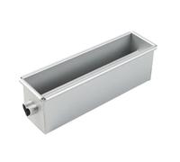 Ujjdwiurgh Moule à Gâteau Long en Forme de Cœur Fluide, Moule à Pain Carré en Alliage D'Aluminium avec Tube Central, Outils à Gâteaux DIY, Installation Facile, Facile à Utiliser A