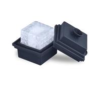 Ujjdwiurgh Moule à Glaçon Carré en Bloc, Moule à Glaçon Cristal Transparent pour Whisky, Cocktails et