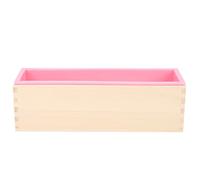 Ujjdwiurgh Moule à savon en bois 1200 g avec doublure en silicone rectangulaire pour savon, bougie, moule à savon