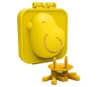 Ujjdwiurgh Moule à Œufs Durs, Outil à Œufs, Moule à Poulet de Dessin Animé 3D pour Œufs Durs en Forme de Poulet, Outils de Bricolage pour le Camping